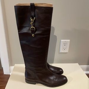 Coach Martta Chestnut Riding Boots